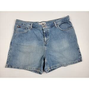 Vintage‎ Y2K Tommy Hilfiger Boyfriend Denim Shorts Womens 14